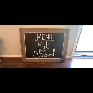 Chalk board sign